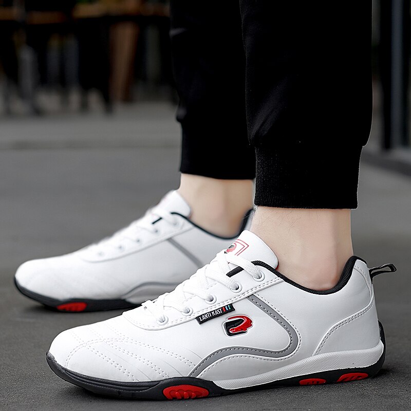 Vanntette golfsko herre lett golf joggesko herre anti skli golf joggesko hvit svart utendørs gåsko