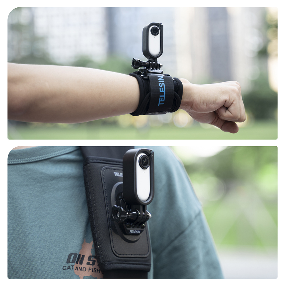 Per Insta360 Go 2 supporto per telaio protettivo adattatore 1/4 angolo regolabile staffa a sgancio rapido accessori per fotocamera Insta 360 GO2