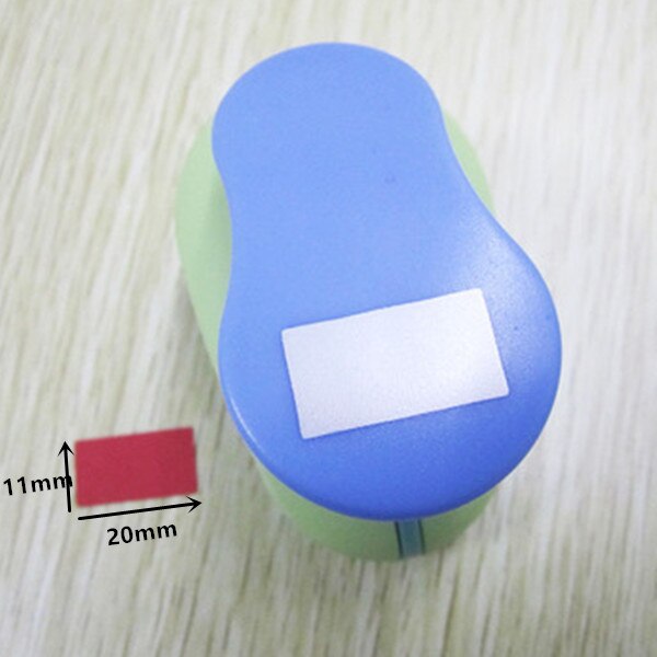 Free Ship 20mm-64mm Rectangle shape Craft Hole Punch Photo Frame and Greeting Card Tools rectangular Paper and Eva Cutter: 1piece 20mm