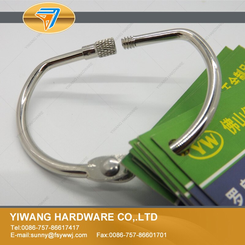 nickel plating screw lock binding ring hanging ring office binder ring calendar circle collection ring