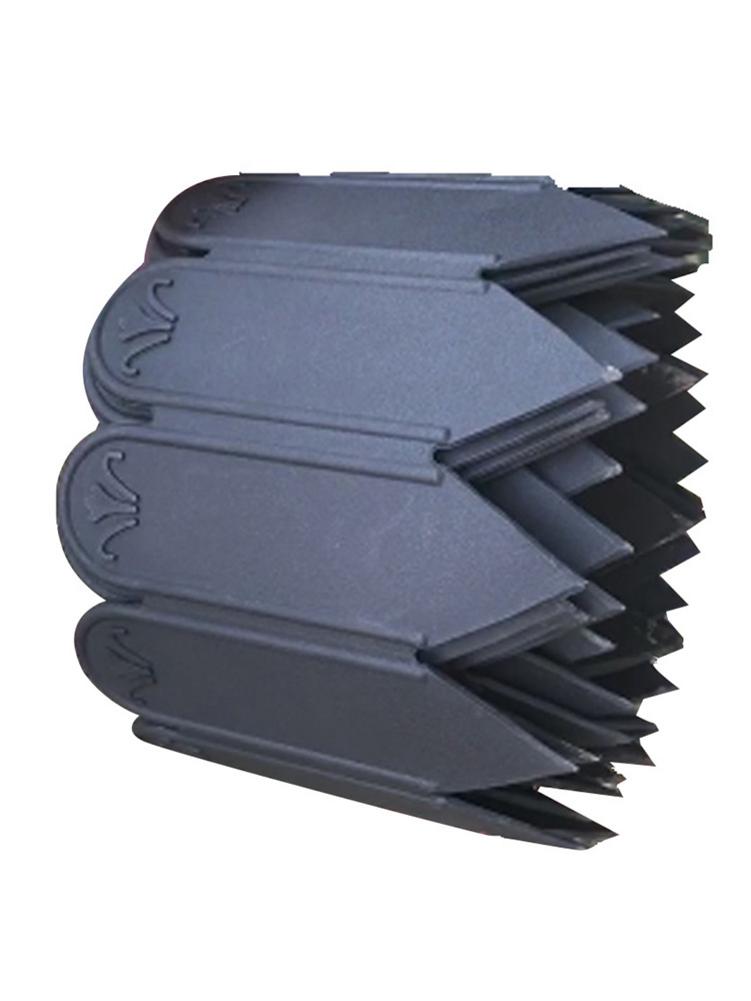 Multiple installed wooden fence side lawn fence garden terrace cobblestone garden side flower bed decoration fence plant border