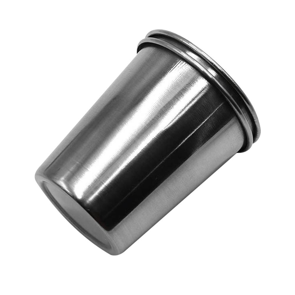 1Pcs 170ml/230ml Drinking Glass 304 Stainless Steel Shot Glasses Cups Wine Beer Whiskey Mugs Outdoor Travel Cup