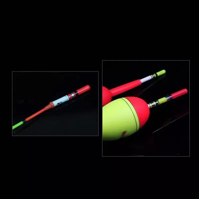 5pcs/lot Light Sticks Green / Red Work with CR322 Battery Operated LED Luminous Float Electronic Light Night Fishing Tackle