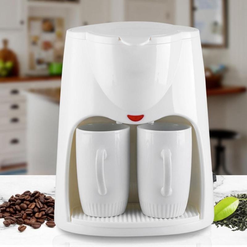 2 Cups Drip Coffee Makers 500W Electric Automatic Coffee Steam Espresso Espresso Machine Portable Outdoor Travel Coffee Machine: Default Title