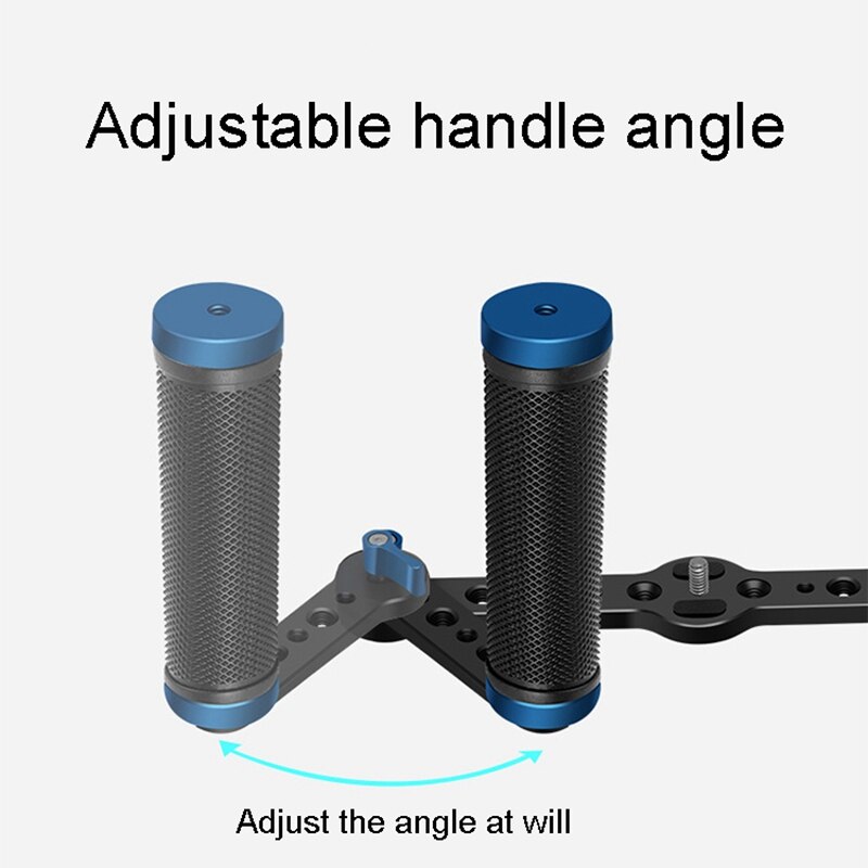 Dual Handvat Grip Camera Stabilizer Drie-Assige Gimbal Fotografie Accessoires Ondersteuning Multi-Hoek Conversie