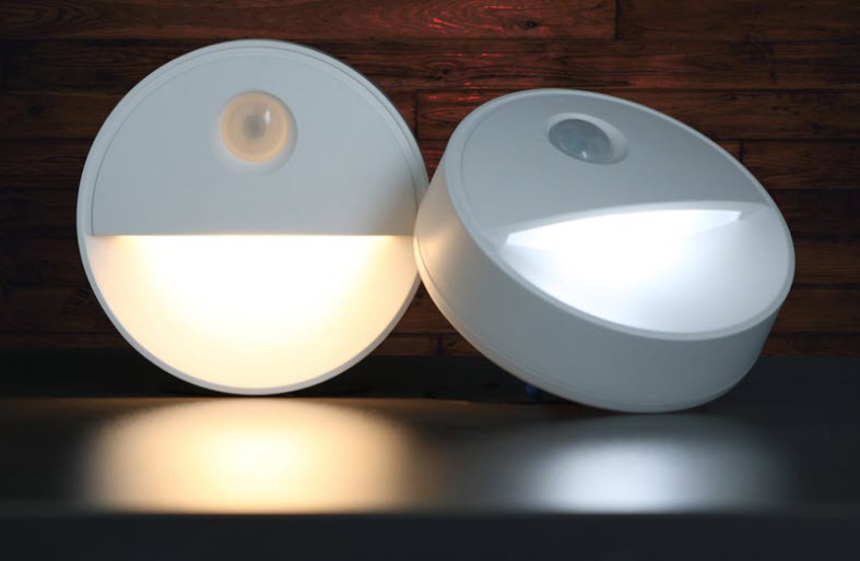 Halvmåne led sensor ljus vägglampa sovrum led ljus smart hem nattlampa