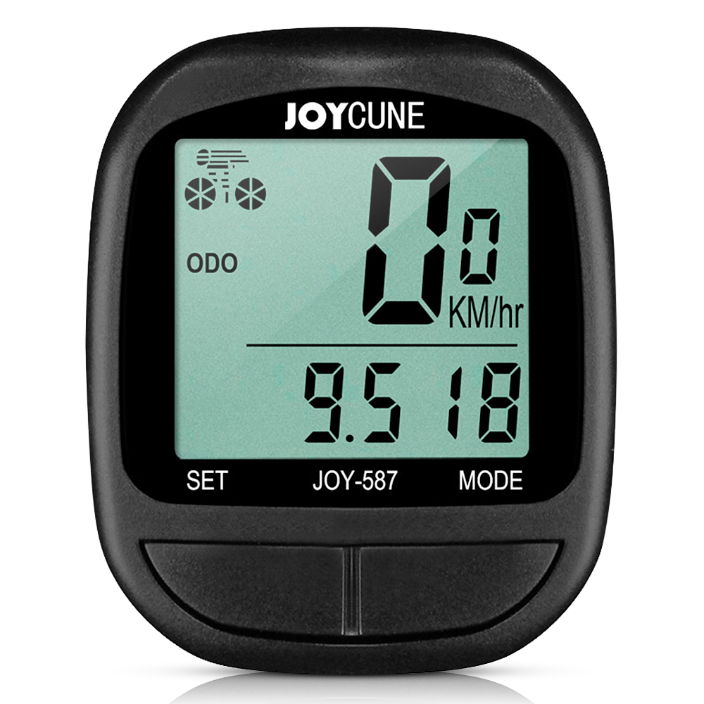 Fietscomputer Fiets Waterdichte bekabelde snelheidsmeter en kilometerteller Stopwatch Fietscomputer met LED-display voor fietsen