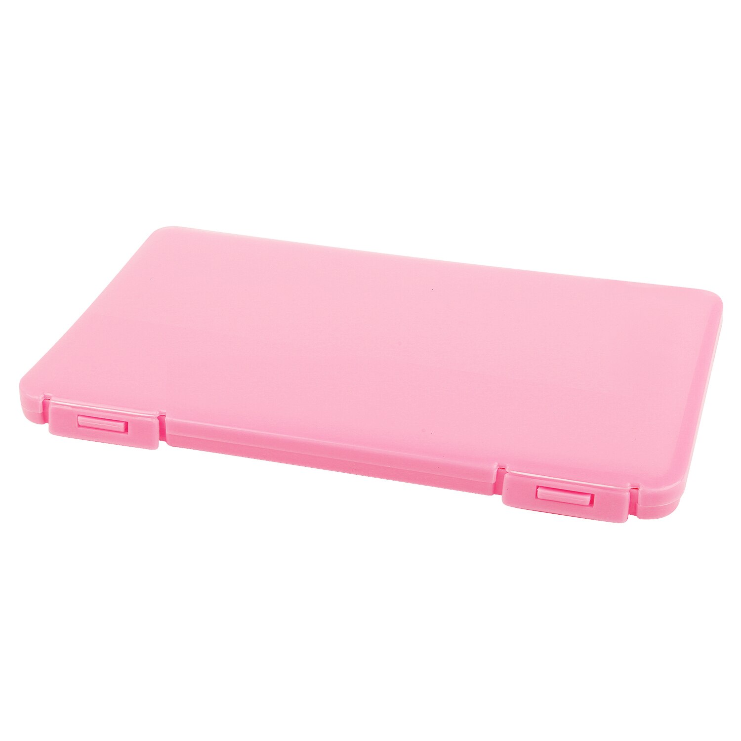 1Pcs Portable Face Mask Plastic Box Storage Box Convenient Carry Storage Case Face Shield Holder Travel Container Organizer: pink