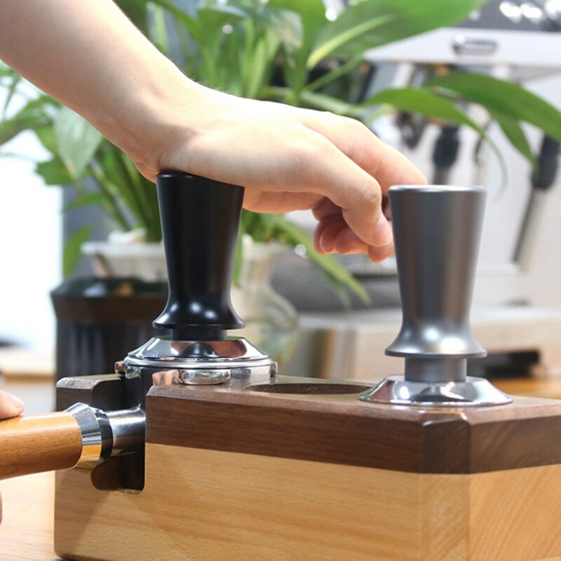 Elastic Powder Press Stainless Steel Coffee Machine Handle Filling Hammer Coffee Tamper Powder Hammer