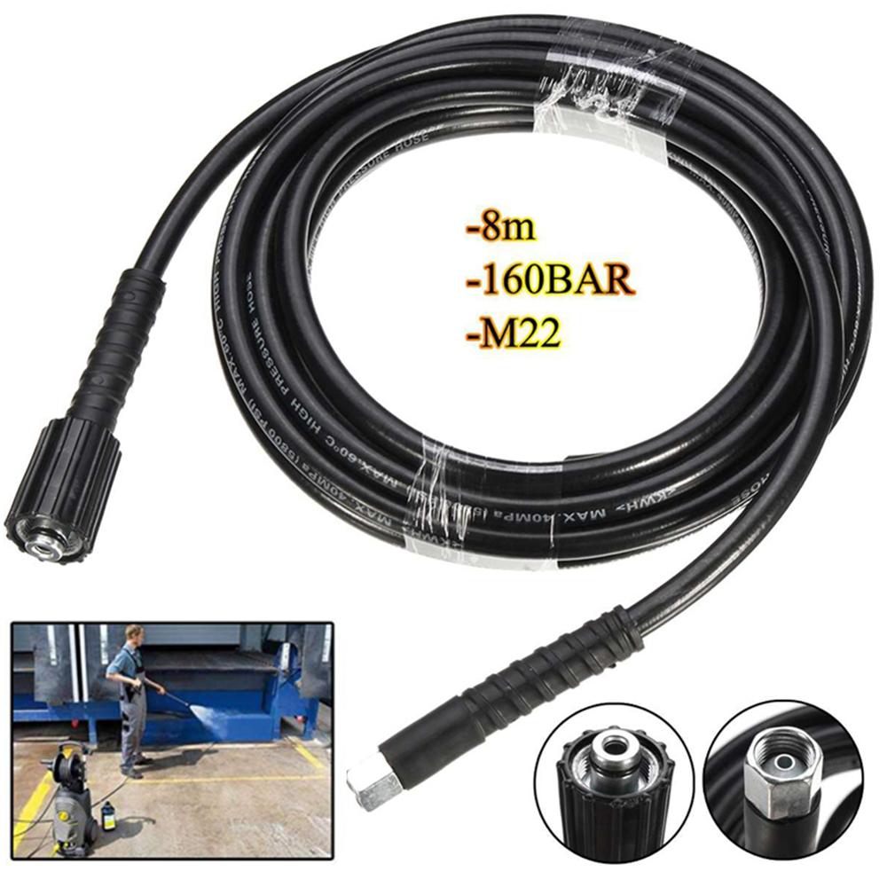 8M 2300PSI High Pressure Hose Electronic Cold Cleaning Machine High Pressure Hose Car Washer Water Cleaning Extension Hose Tools