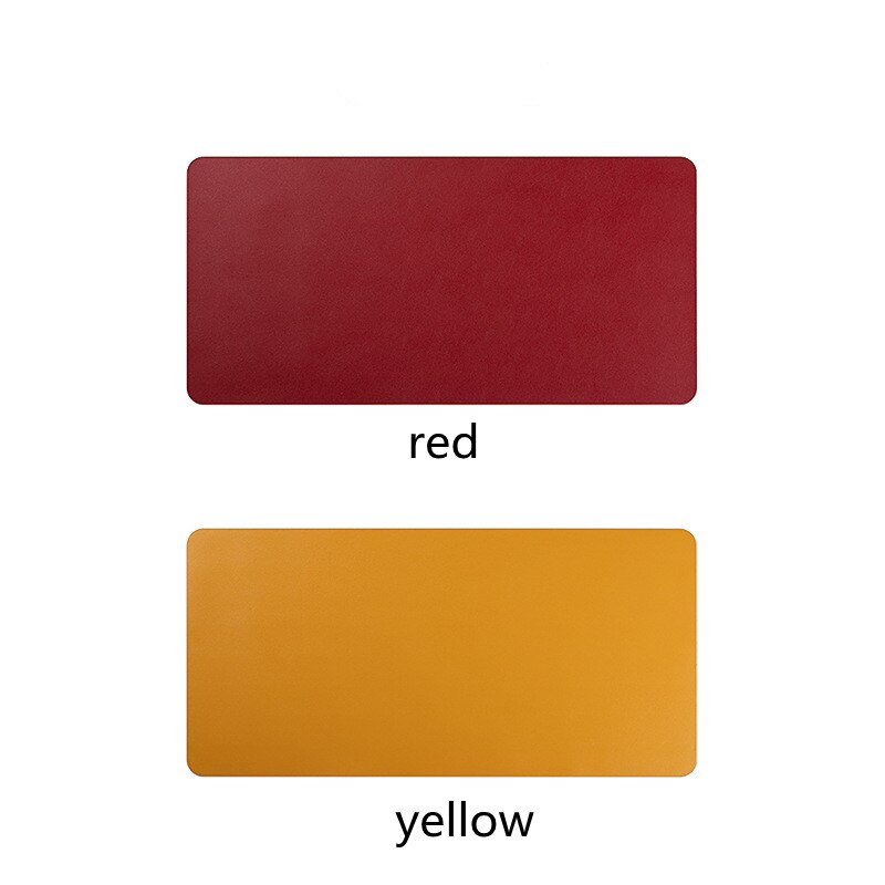 PU Leather Mouse Pad Laptop Computer Desk Mat Home Office Waterproof Anti-slip Modern Keyboard Mice Pad Writing Mat: 20x25cm 4