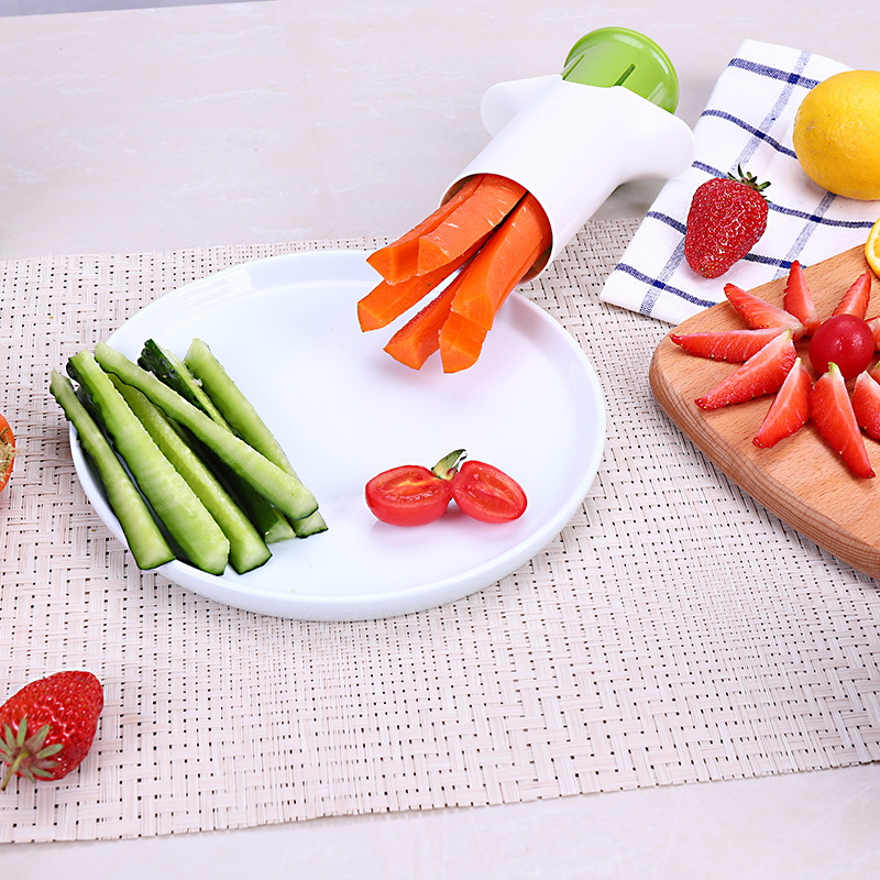 Stainless Steel Cucumber Manual Cutting Machine Kitchen Multifunctional Carrot Cutter Fruit And Vegetable Cutting Tool