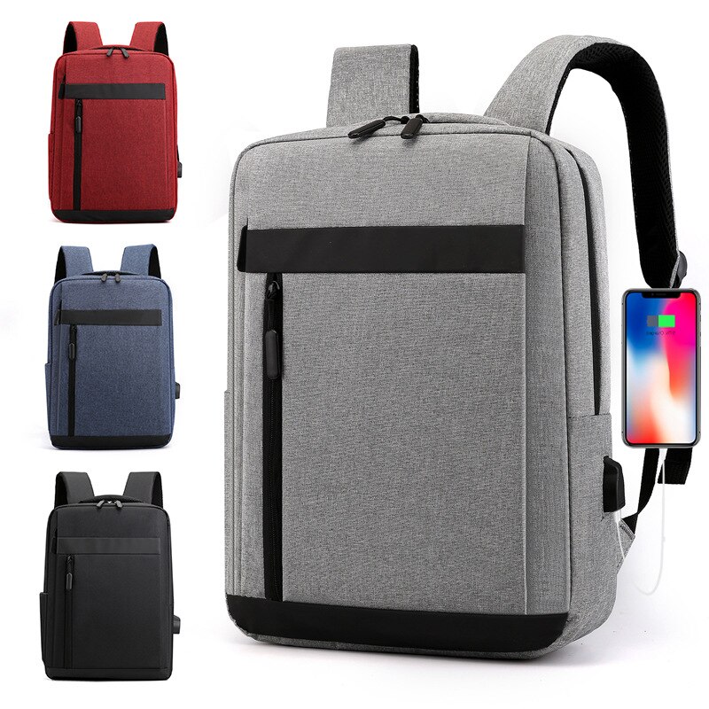SUUTOOP Men Nylon Laptop Backpack USB Charging Travel Teenagers Schoolbag School Bag Sports Notebook Pack For Male Female Women