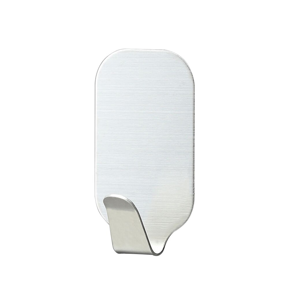 Zelfklevende haken, beeway roestvrijstalen 3m-zijdige klevende wandhanger voor keuken, badkamer, kantoor, geen boorlijm nodig: Default Title