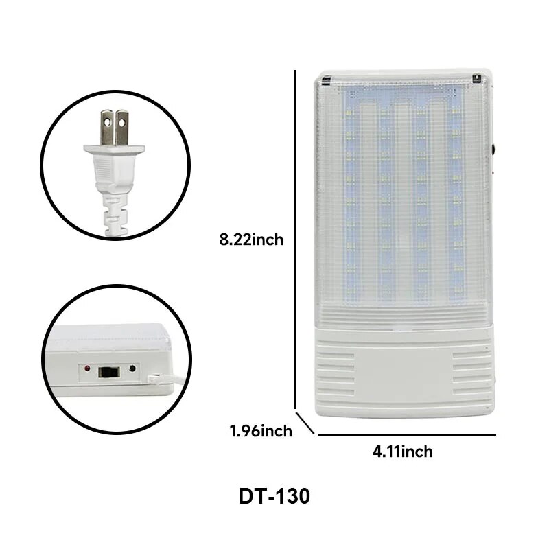 Motion Sensor LED Emergency Light Fire Emergency Luminaries Indoor Home Wall-mounted Rechargeable Lantern Automatic Exit Lamp: Yellow