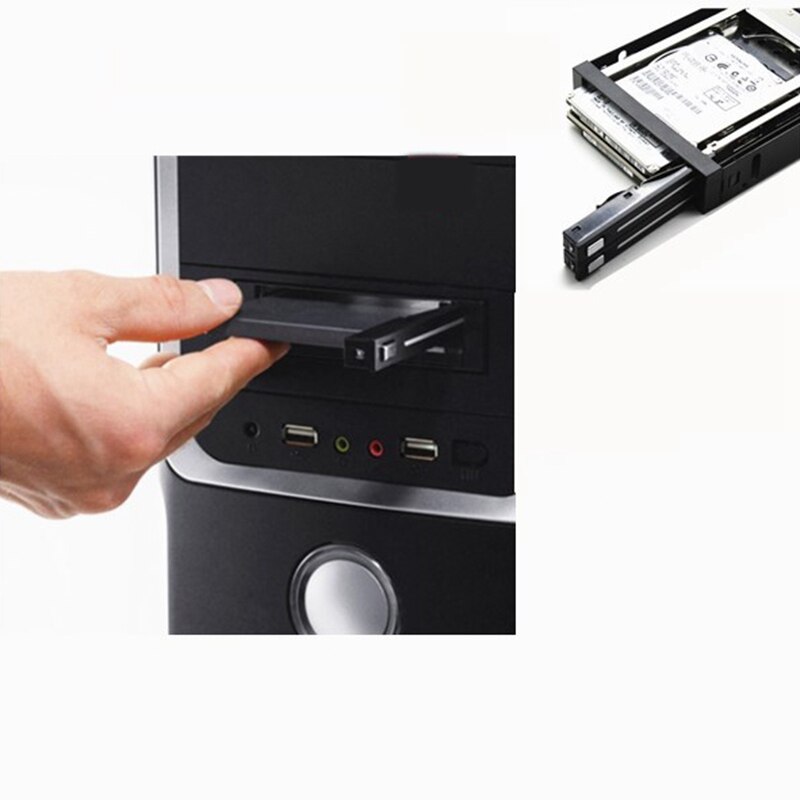 2.5 Inch Floppy Disk Drive Tray 2-Bay Disk Drive SATA For HDD/SSD Hard Disk Enclosure Extraction Box