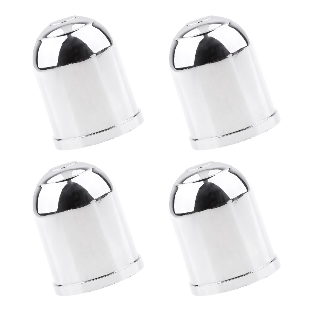 4PCS Chrome Tow Bar Ball Cover Cap Car Towing Hitch Towball Trailer Van 50mm