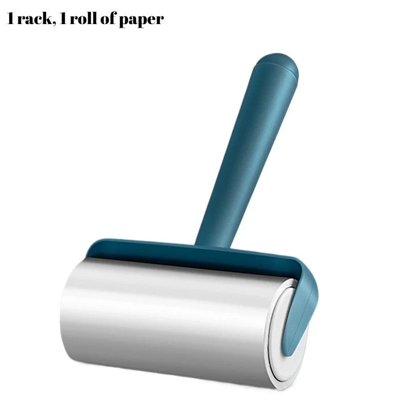 Herramienta de limpieza del hogar, utensilio para eliminar el pelo de mascotas, cepillo de limpieza de ropa, rollo de papel en forma de lágrima, rodillo adhesivo, maquinilla de afeitar de felpa, 1 ud.: Blanco