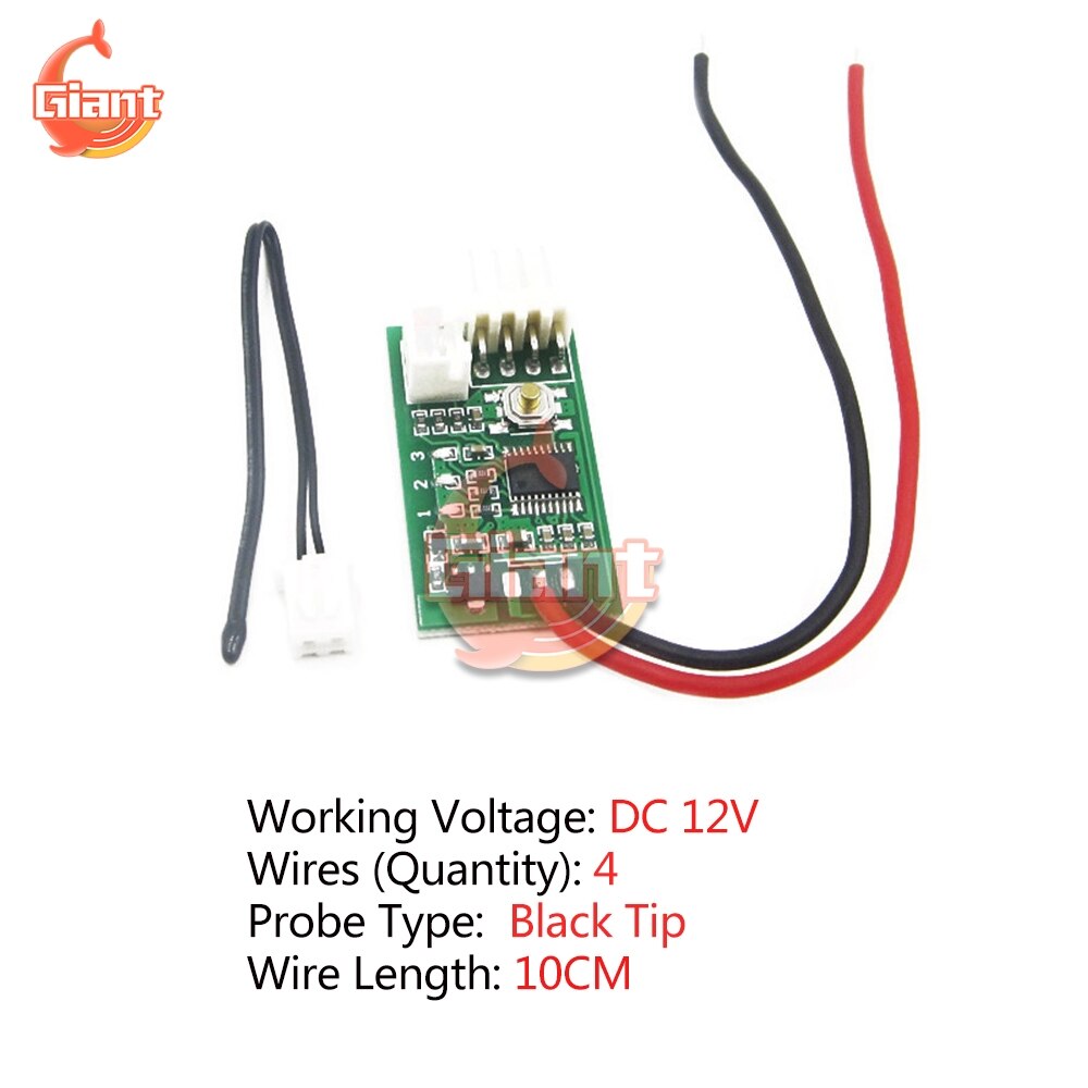 DC5V/12V PWM Speed Controller Fan Speed Governor 4 Wire 2-3 Wire Computer Temperature Control Switch for PC CPU Cooler Fan Alarm: Type A