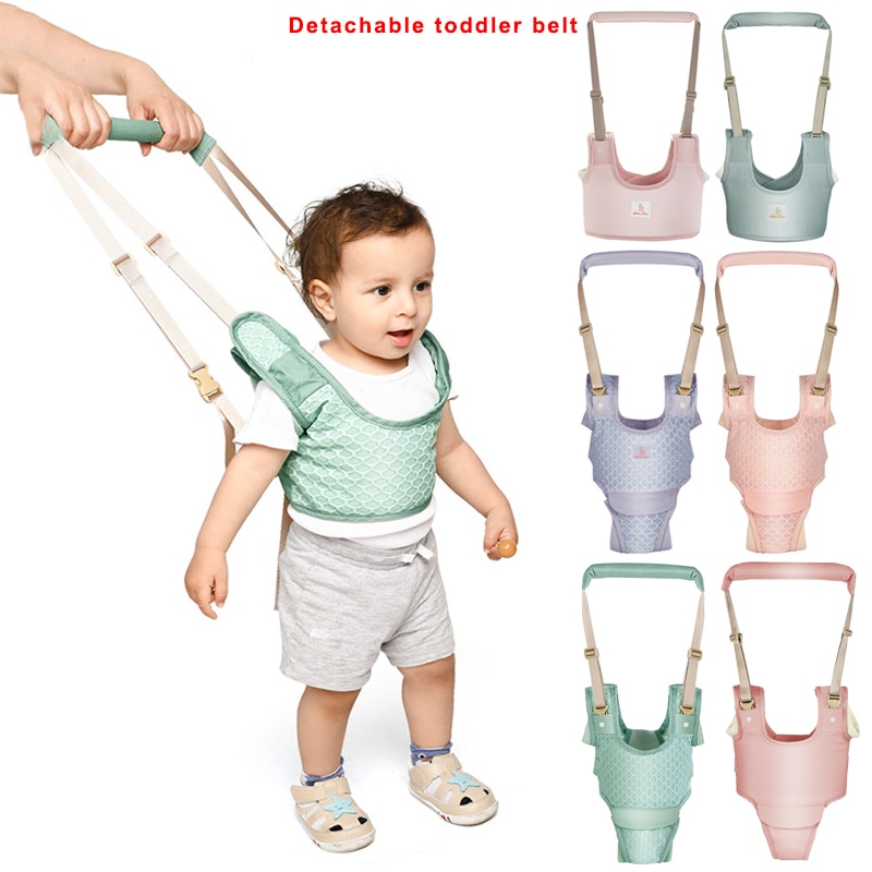 Gåstol babysele assistent småbarnskoppel för barn som lär sig gå babybälte assistent för barnsäkerhetssele