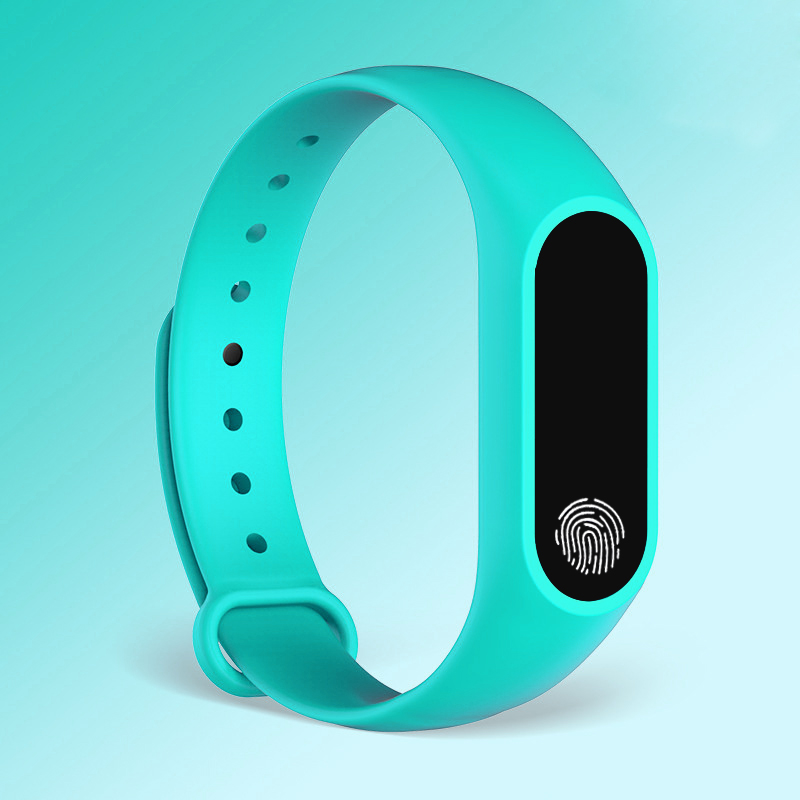 Esporte pulseira relógio inteligente crianças relógios para meninas meninos smartwatch criança pulseira inteligente relógio de fitness rastreador presente: mint green