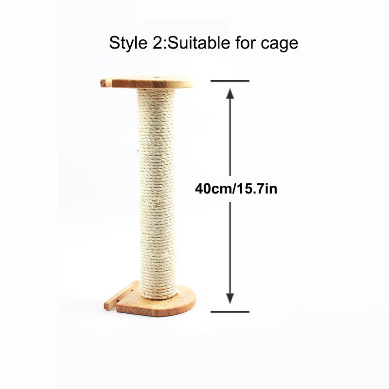 Sisal Wall-Mounted Cat Scratching Post On The Wall Cage For Cats Climbing Play Cat Wall Furniture Kitten Scratchers Board Toys: Suitable for cage