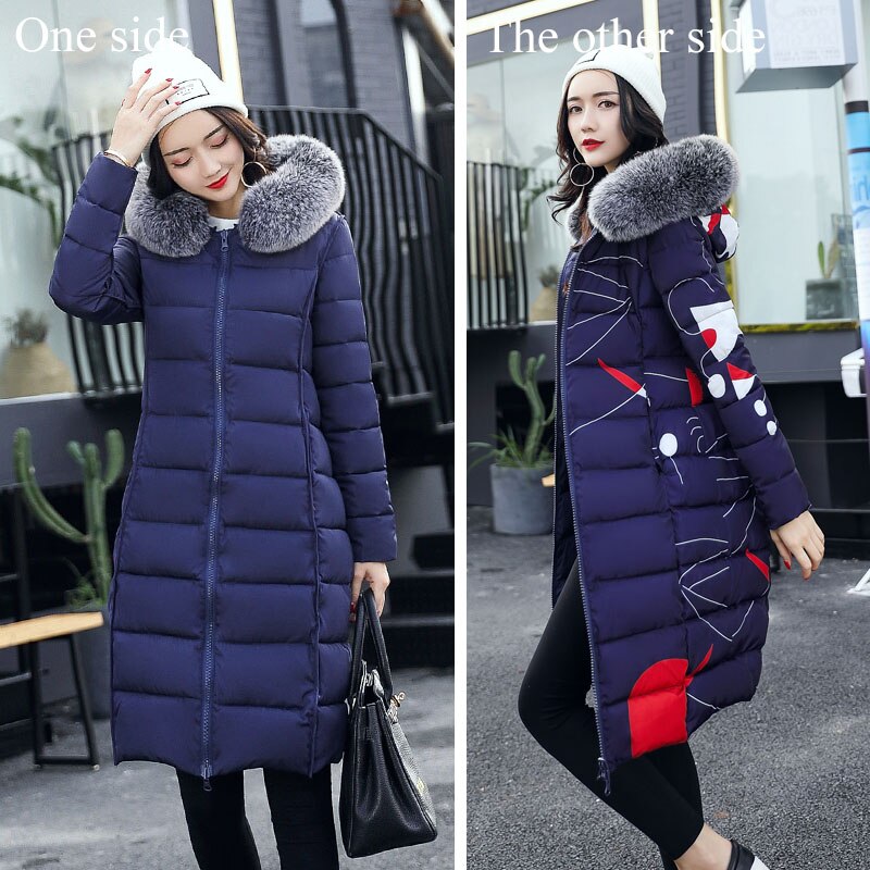 Winter dames capuchonjas met bontkraag, dikke warme lange jas, dames, plus size 3xl , bovenkleding, parka, dames, chaqueta feminino