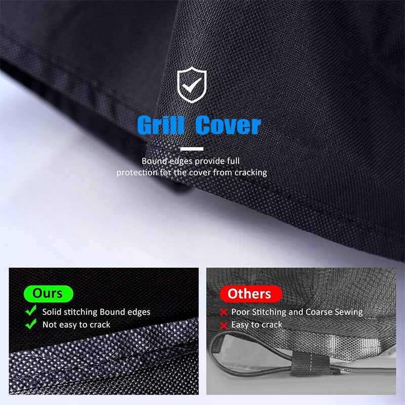 Waterdichte BBQ Grill Cover Barbeque Cover Anti Dust Regen UV Voor Gas Houtskool Elektrische Barbe Barbecue Accessoires Outdoor Tuin