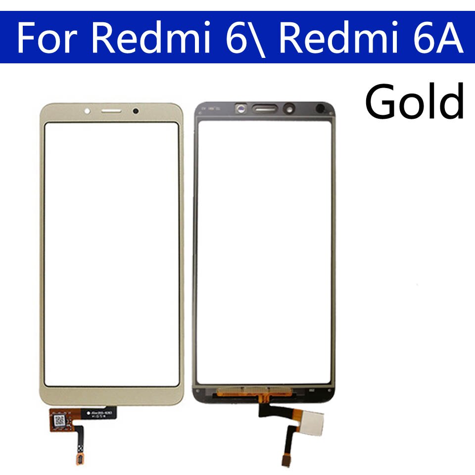 5.45 &quot;Voor Xiaomi Redmi 6 Redmi6 Redmi 6A Touch Screen Panel Sensor Lcd-scherm Glas Lens Panel Touchscreen Digitizer