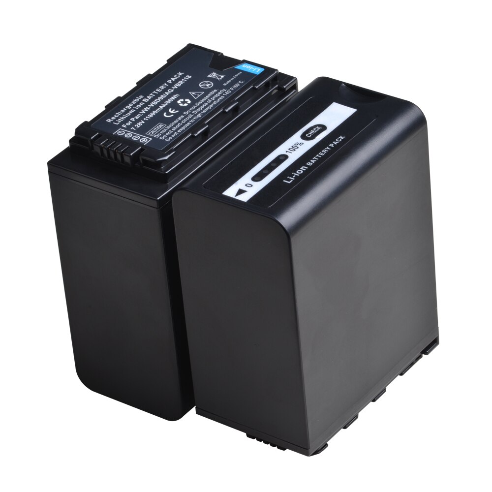 11800mAh VW-VBD98 Replacement For VW-VBD58 AG-VBR59 VW-VBD78 Battery, for Panasonic AG-3DA1/AC8 DVC30 DVX200,AJ PCS060 PX270 etc