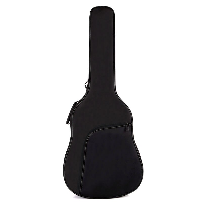 Funda de guitarra acústica clásica de 41 pulgadas, gruesa, de Balladry, con cadena de acero, funda de guitarra, accesorios para mochila: Black