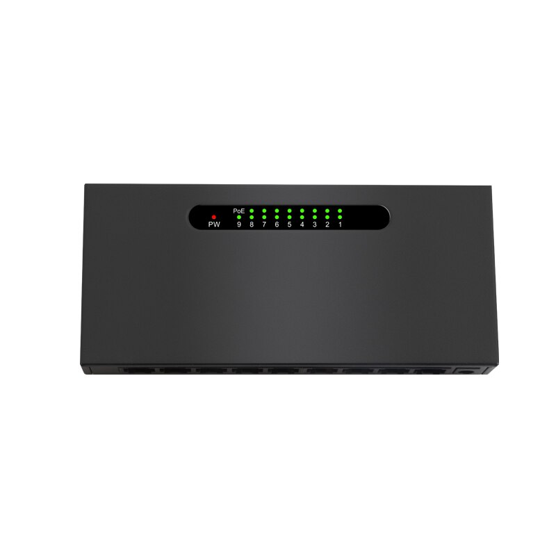9 Port POE switch 10/100Mbps Fast Ethernet Switch for IP POE CCTV Camera