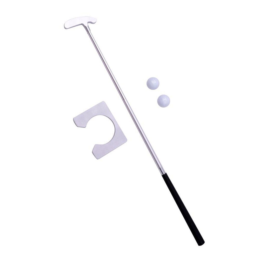 Golf Training Aids Golf Putting Practice Kit Portable Travel Indoor Golfs Ball Holder Putter Training Aid Tool With Case