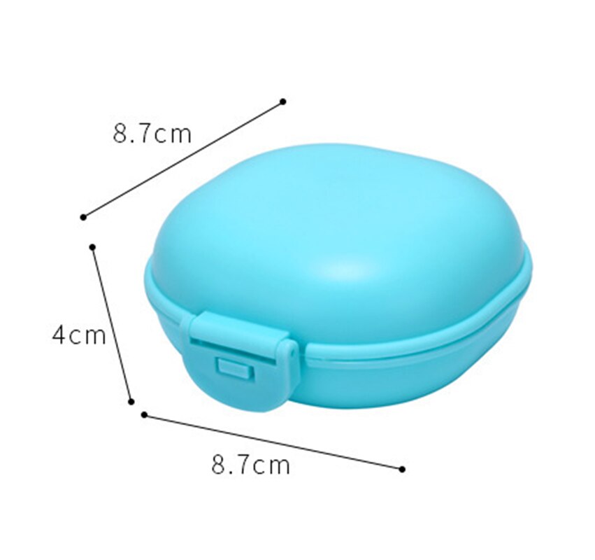 Portable Drain Soap Dishes Plastic Soap Dish with Lid Bathroom Soap Dish Soap Dish Home Shower Travel Hiking Rack Container