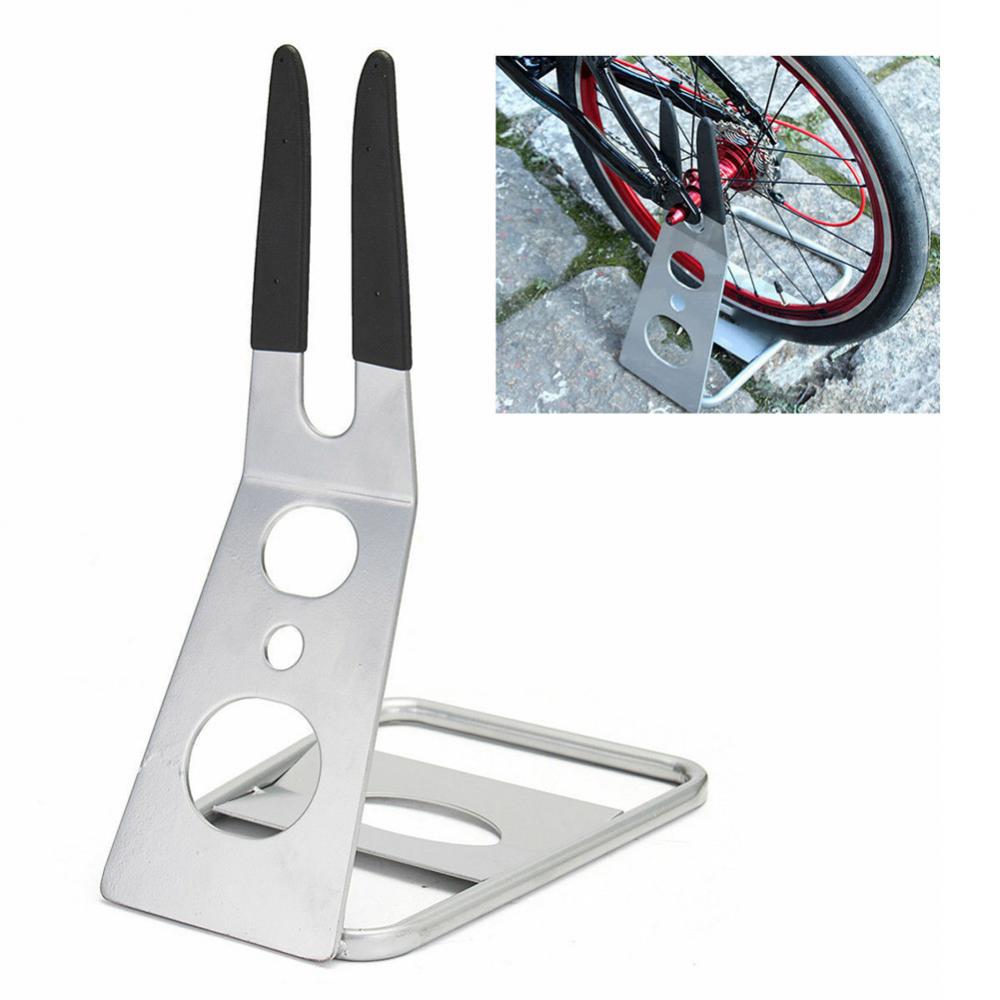 Universal display stand trekant baghjulsmontering mountainbike cykel gulv parkering cykelopbevaring øjeblikkelig bagagebærerbeslag