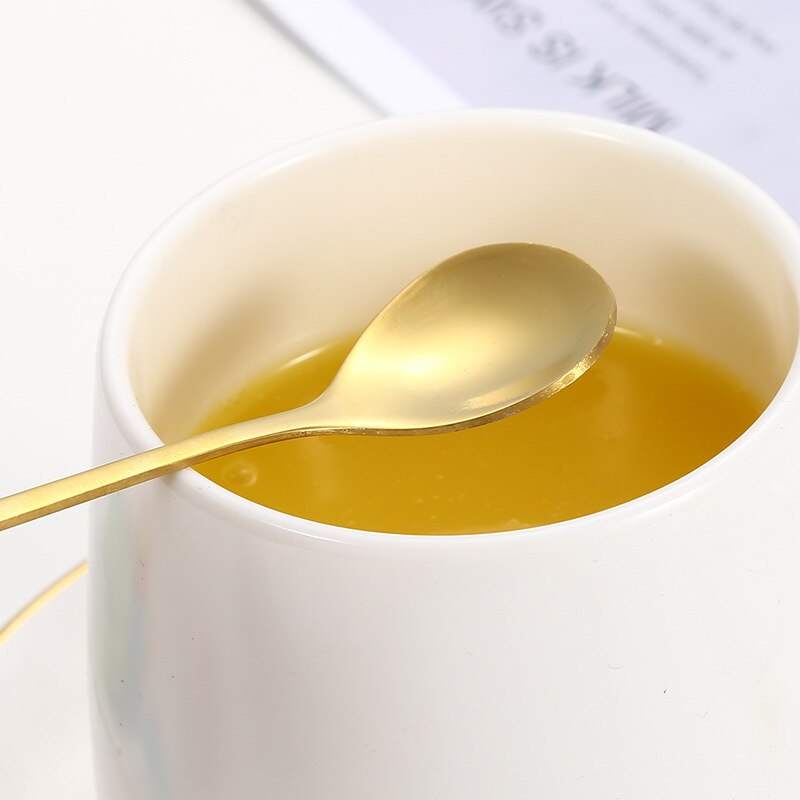 5pcs Stainless Steel Spoon Branch Leaves Spoon Fork Coffee Spoon Christmas Kitchen Accessories Tableware Decoration