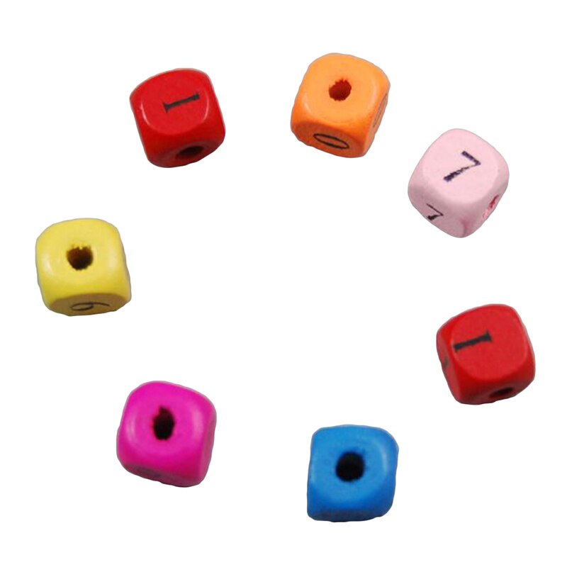 Mix math Beads Square math Number Beads Acrylic Beads DIY Jewelry Making For Bracelet Necklace Accessories