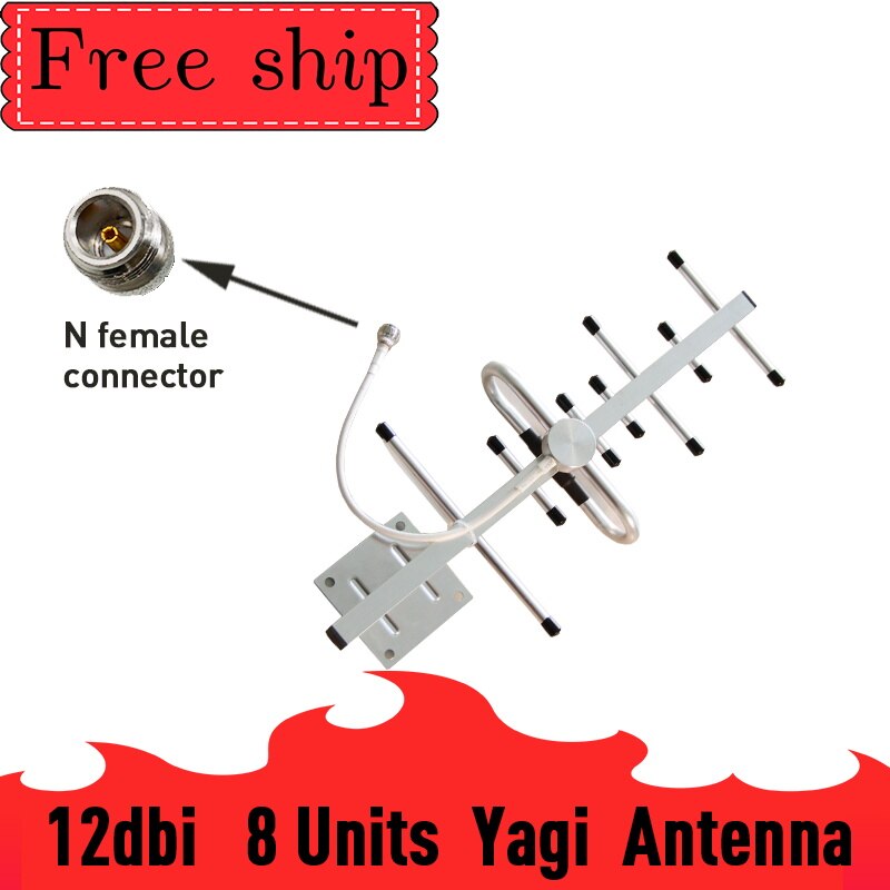700-2700MHZ CDMA UMTS GSM WCDMA LTE DCS External Outdoor Antenna 12dBi Gain Cell Phone Booster Repeater Outside Yagi Antenna