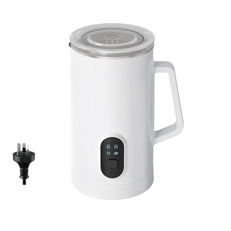 Elektryczny spieniacz mleka, automatyczny parowiec robić mleka ciepłe lub zimne urządzenie robić robienia piany na kawę, cappuccino, Latte: lawenda