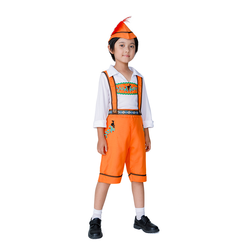 Duitse Oktoberfest Festival Kostuum Kinderen Duitse Festival Bier Mannen Pak Jongens Carnaval Fancy Dress Up Outfit