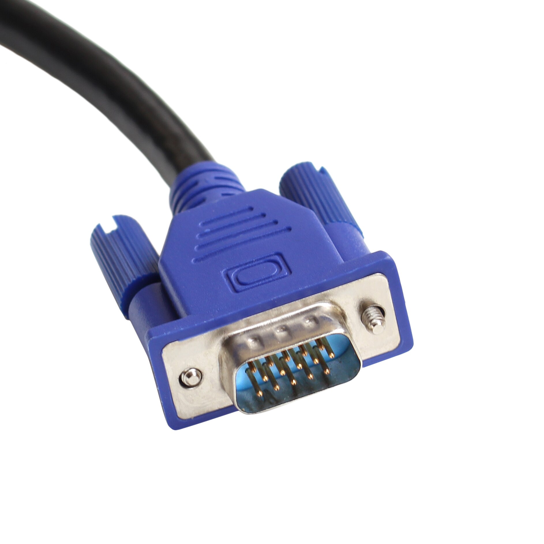 50CM mâle à mâle complet 15Pin VGA d-sub RGB court câble vidéo cordon pour ordinateur moniteur projecteur