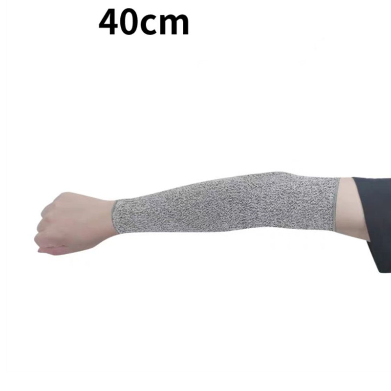 1Pc Level 5 HPPE Cut Resistant Anti-Puncture Work Protection Arm Sleeve Cover Cut-resistant Arm Sleeve ED: green