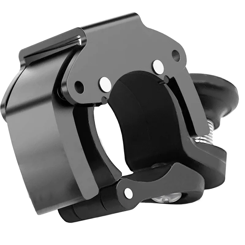 Timbre de bicicleta de acero inoxidable, claxon clásico para manillar de bicicleta, sonido nítido, accesorios de seguridad para bicicleta: Negro