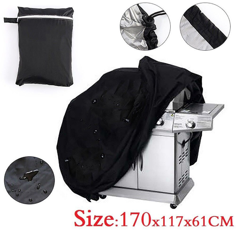 Extra Large BBQ Cover For Picnic Waterproof BBQ Heavy Duty Waterproof Rain Snow Barbeque Grill Protector Y504