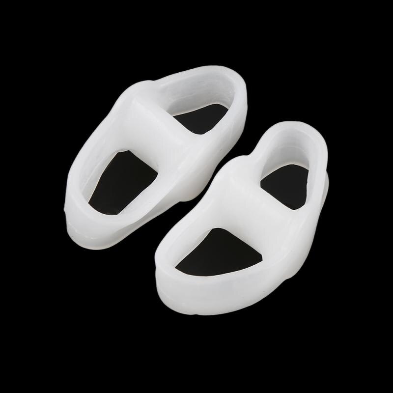 Teen Dubbele Ring Teen Separator Zachte Siliconen Voet Pad Voetverzorging Tool Veilig En Comfortabel Hallux Valgus Pain Relief Orthese