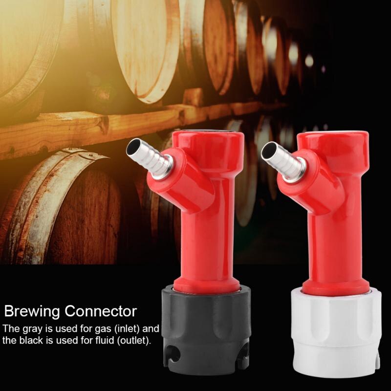 2 pièces 1/4 haute goupille serrure Corny Keg maison brassage connecteur coupleur ensemble maison bière brassée fûts distributeur