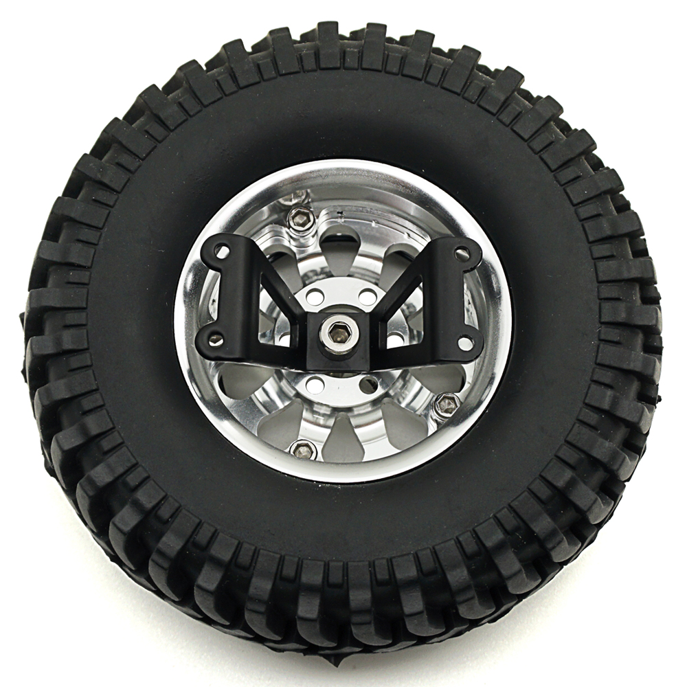 AXSPEED-Pneumático de repuesto de Metal, soporte de rueda para Axial SCX10 D90 Tamiya CC01 1/10 coche trepador de control remoto, modelo