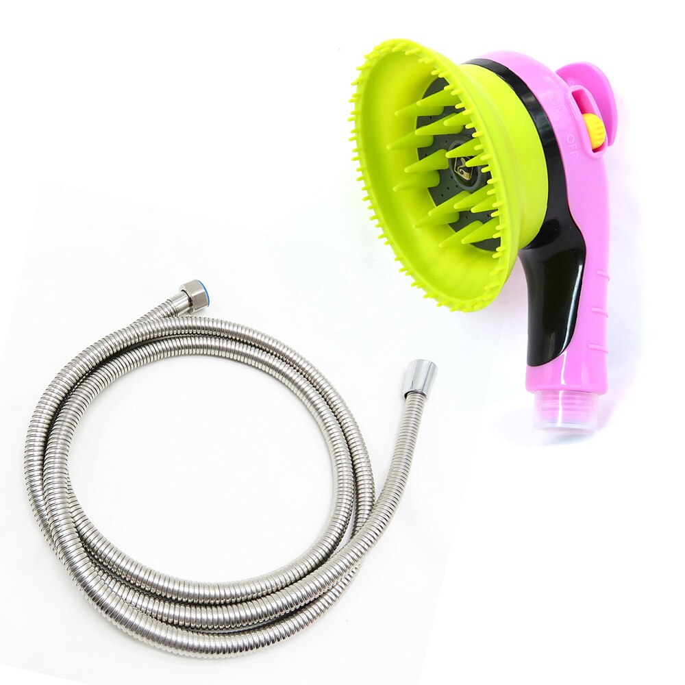 Huisdier Spuit Hond Douchekop Kat Cleaner Wassen Grooming Huisdieren Slang Baden Tool Wassen Bad Handheld Hond Douche Puppy Pet levert: Head and Hose Set