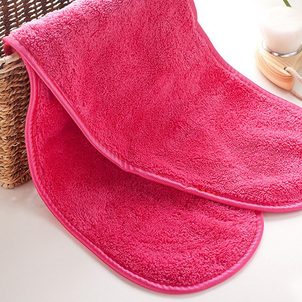 1 pc Rode Make-Up Remover Doek Schone Handdoek Herbruikbare Gezichtsreiniging Handdoek Verwijderen Make Direct Water Tevredenheid