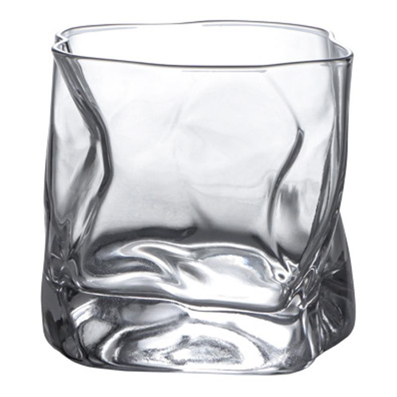 Krystall whiskyglass uregelmessig stilfritt vinglass drikkeglass kopp til whisky vin vodka bar klubb øl vinglass: Klar